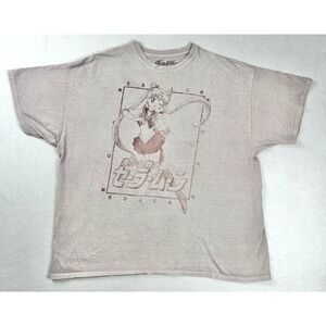 Sailor Moon Anime Graphic T Shirt 2XL‎ Vintage Style Manga Tee
